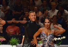 Tim Grabenwöger & Natalie Cremar zeigen bei WM auf Tim Grabenwöger & Natalie Cremar, Foto: ÖTSV