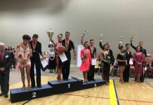 Staatsmeister im Kombinationstanz: Andrii Kamyshnyi & Karina Shpakovskaya Andrii-Kamyshnyi & Karina-Shpakovskaya. Foto: Privat/KK