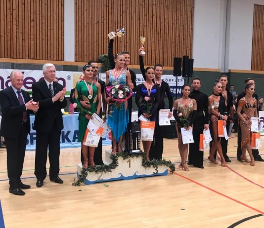 Staatsmeister im Lateintanz: Hunor Sebesi & Jaroslava Huber Hunor Sebesi & Jaroslava Huber sind die neuen Staatsmeister im Lateintanz. Foto: Privat/KK
