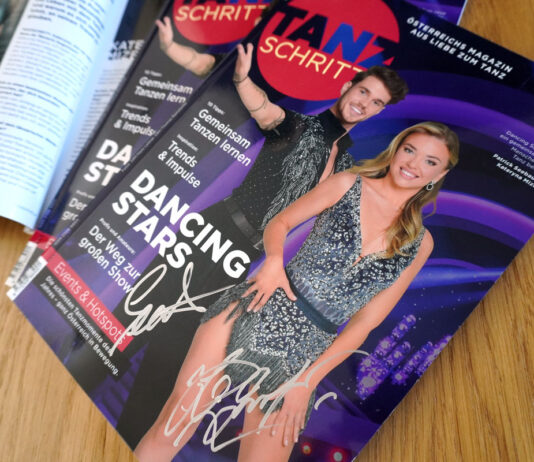 GEWINNSPIEL: Gewinne 1 von 3 signierten TANZSCHRITT-Magazinen